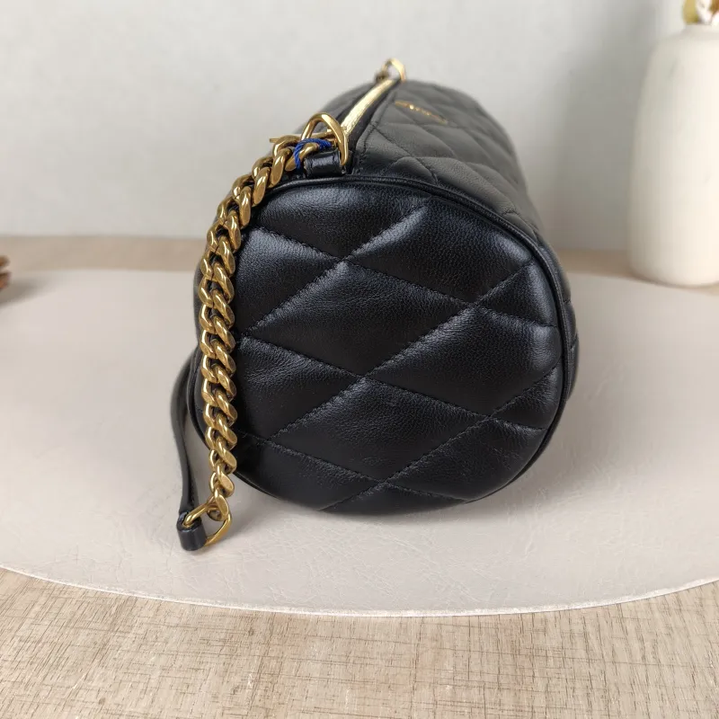 SAINT LAURENT Shoulder Bag Sade Black Lambskin Small24 × 12 × 12 cm — detail view 6 of 11