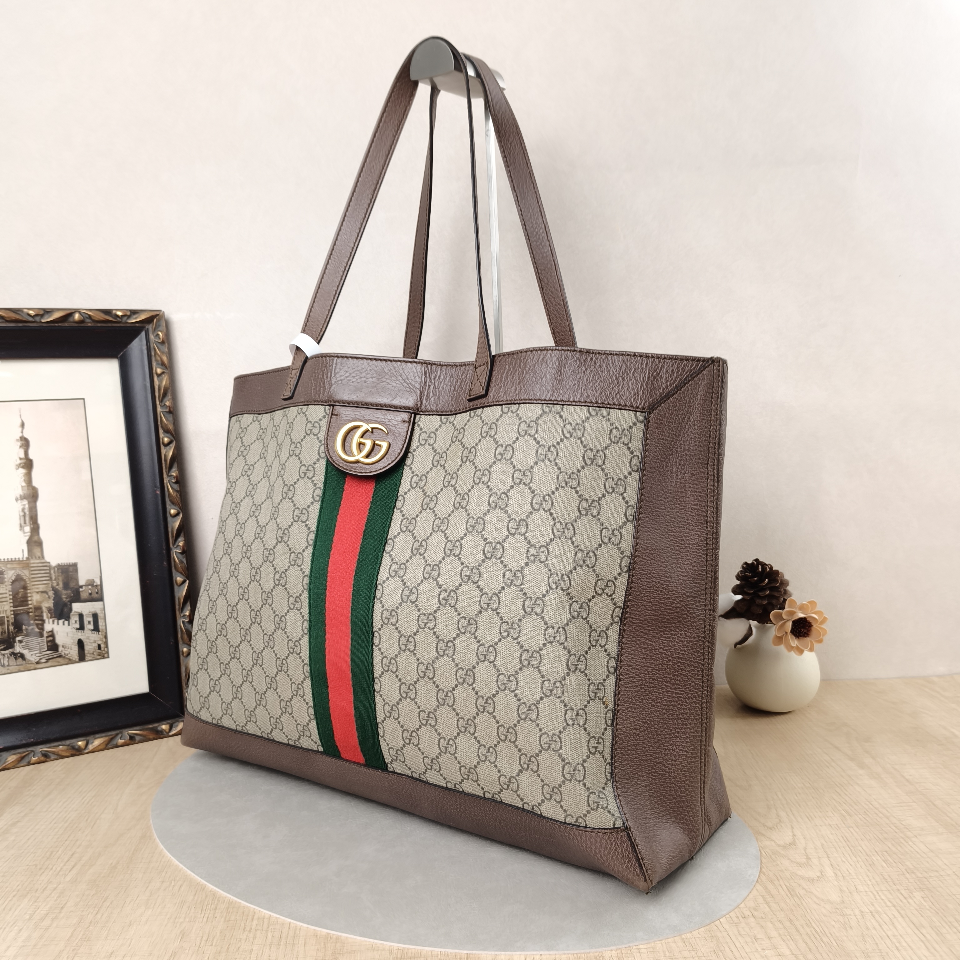 GUCCI Shoulder Bag Ophidia Tote Bag Monogram PVC One Size43 × 15 × 33 cm — cover view 3 of 5