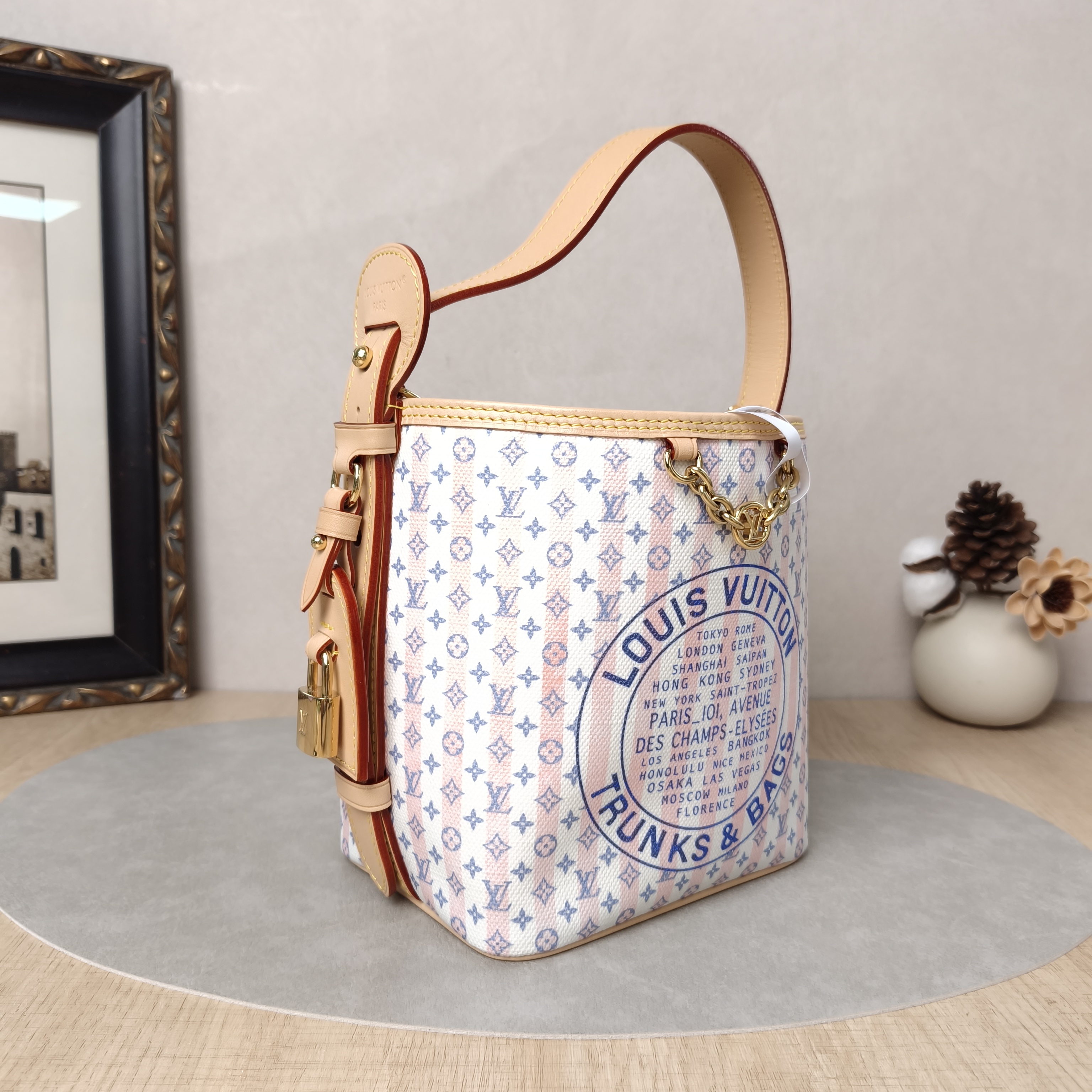 Louis Vuitton Top Handle Bag ALL IN BB Pink PVCBB16 × 12 × 18 cm — cover view 3 of 6