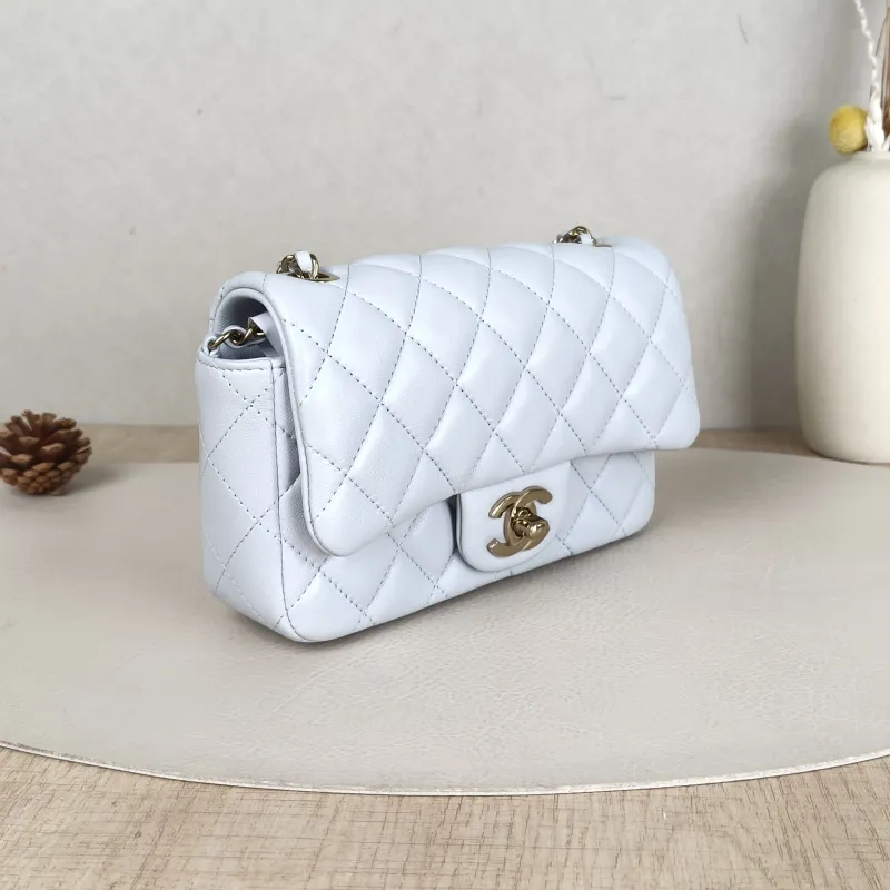 Chanel Crossbody Bag Classic Flap Large Mini CF Mini Collection Crossbody Bag Lambskinmini18 × 5 × 12 cm — cover view 4 of 6