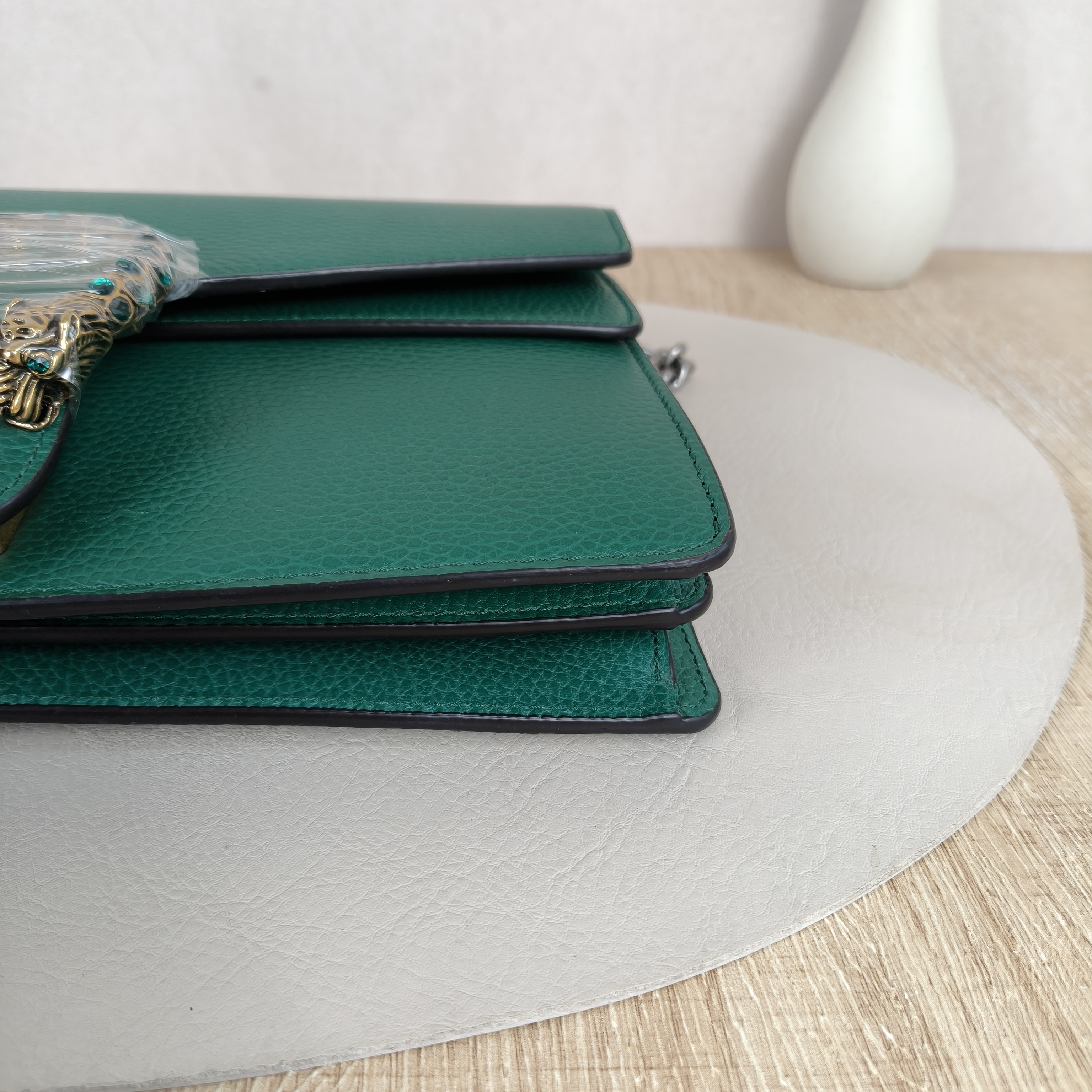 GUCCI Shoulder Bag Dionysus Green Calfskin Medium28 × 9 × 17 cm — cover view 9 of 10