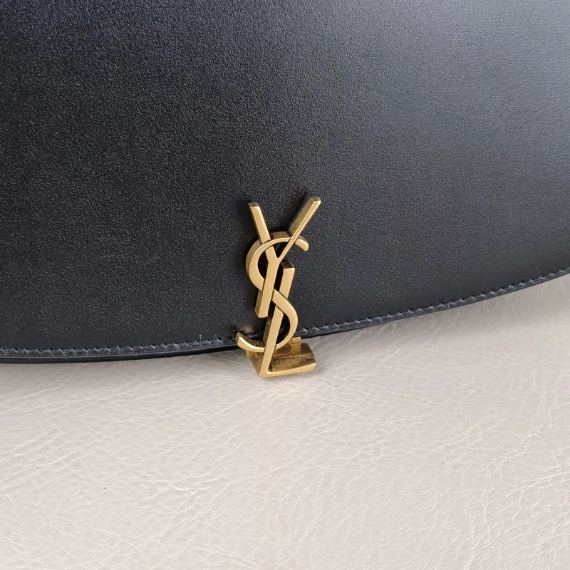 SAINT LAURENT Shoulder Bag VOLTAIRE Black Calfskin Mini 21 × 4.5 × 11 cm — detail view 8 of 13