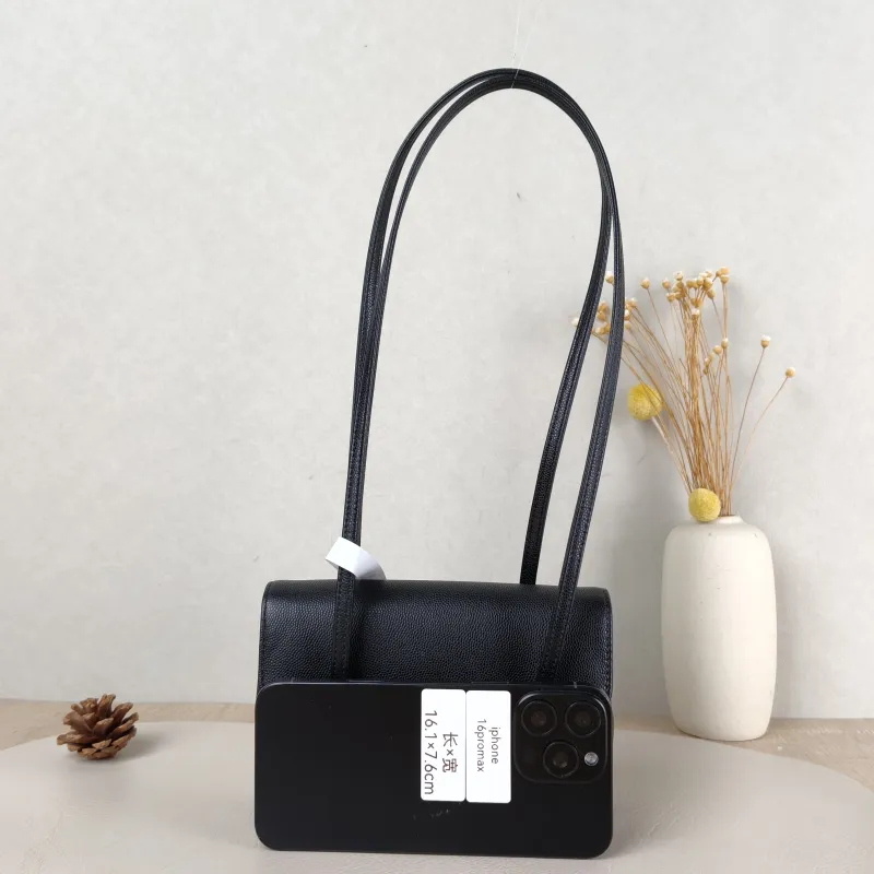Chanel Crossbody Bag 26p preppy coco Black Grained Calfskin Mini 17 × 5 × 11.5 cm — cover view 3 of 5