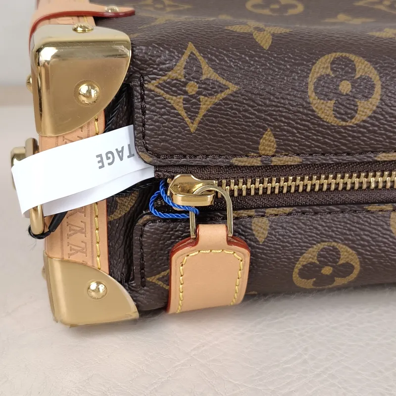 Louis Vuitton Crossbody Bag Side Trunk Box Monogram PVC Medium 23.5 × 8.5 × 16 cm — detail view 3 of 12