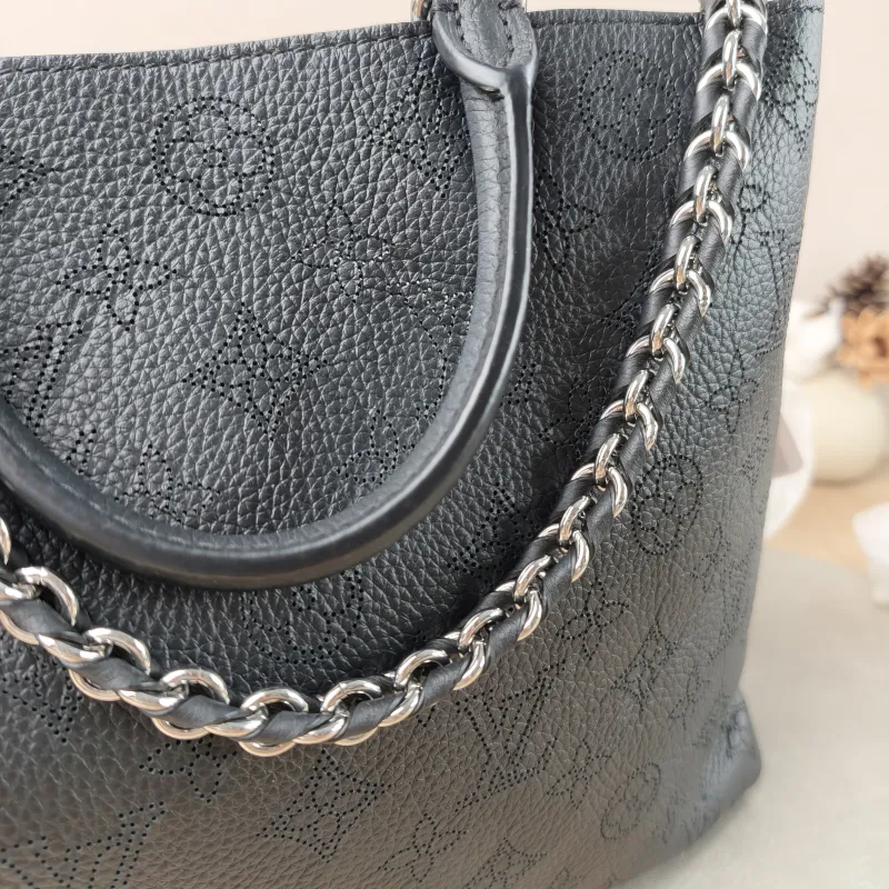 Louis Vuitton Crossbody Bag BELLA TOTE Black Calfskin One Size 32 × 13 × 23 cm — detail view 7 of 14