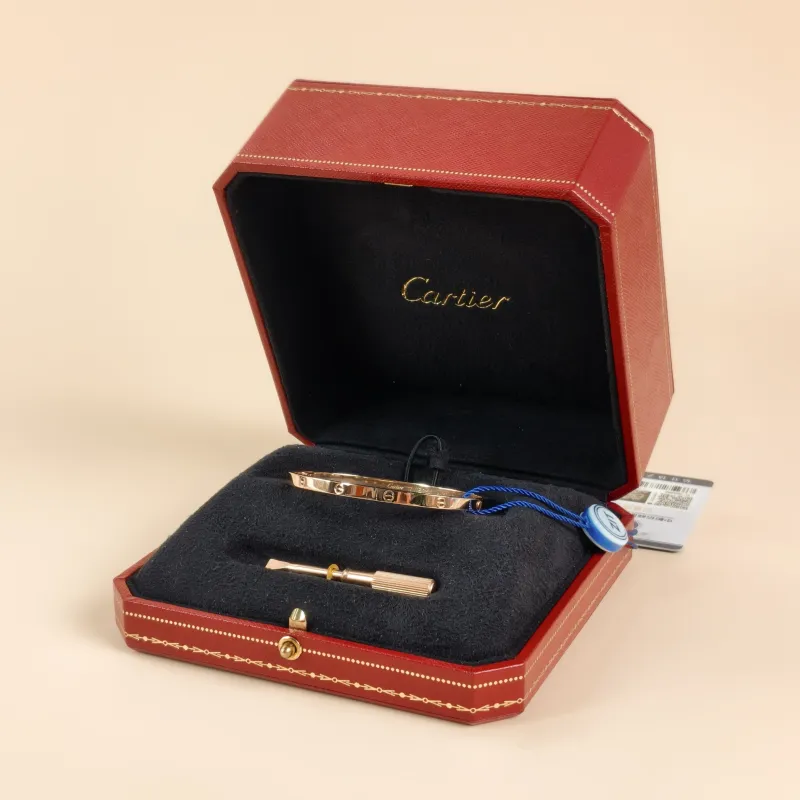 CARTIER Bangle Love Collection Bangle Rose Gold 18KR ose Gold Small Edition17 — cover view 6 of 8