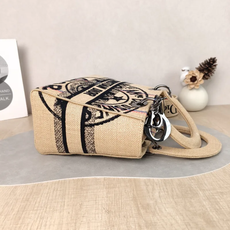 DIOR Top Handle Bag Lady Lady Dior Bag Black Medium 24 × 12 × 21 cm — detail view 1 of 11