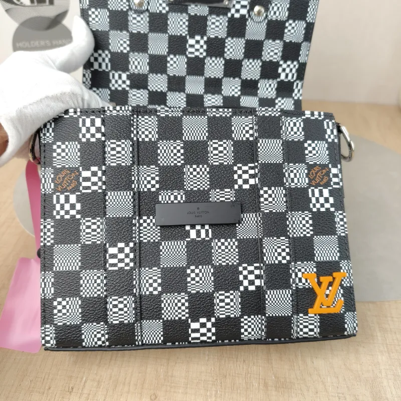 Louis Vuitton Crossbody Bag Flap Soft Trunk Messenger Bag Colorblock PVC One Size 20 × 5.5 × 16 cm — detail view 1 of 12