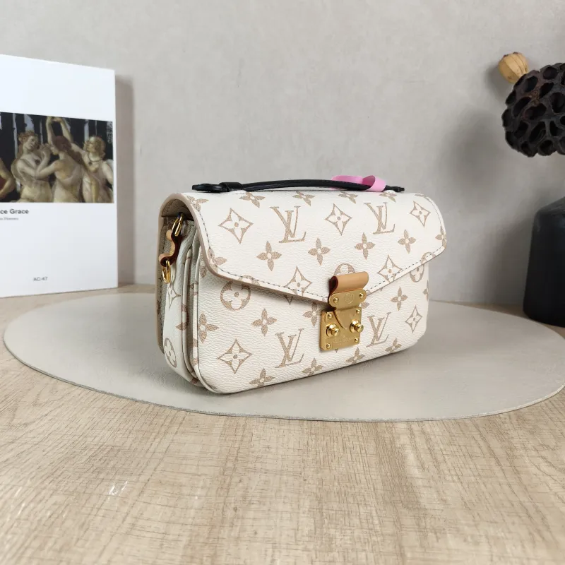 Louis Vuitton Crossbody Bag Pochette Métis East West PVC Small 21.5 × 6 × 13.5 cm — cover view 3 of 6