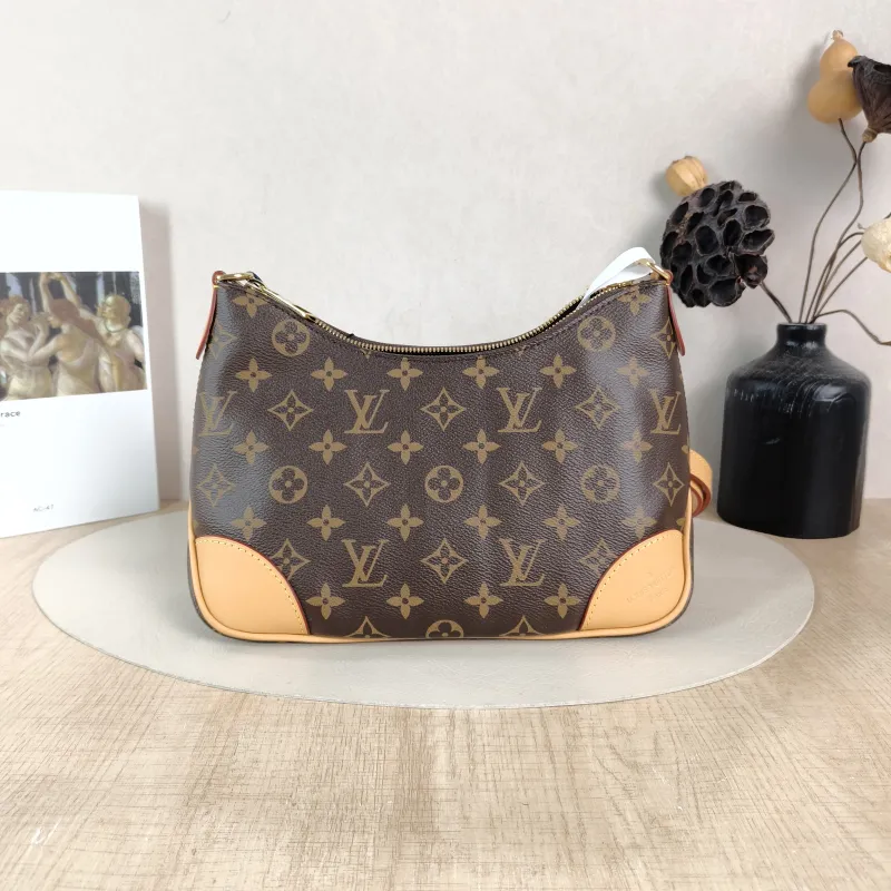 Louis Vuitton Crossbody Bag Boulogne PVC Small 26 × 9.5 × 16 cm