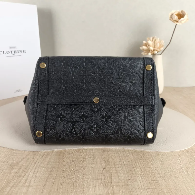 Louis Vuitton Top Handle Bag Top Handle Bag Black Calfskin One Size 21 × 15 × 16 cm — cover view 3 of 5