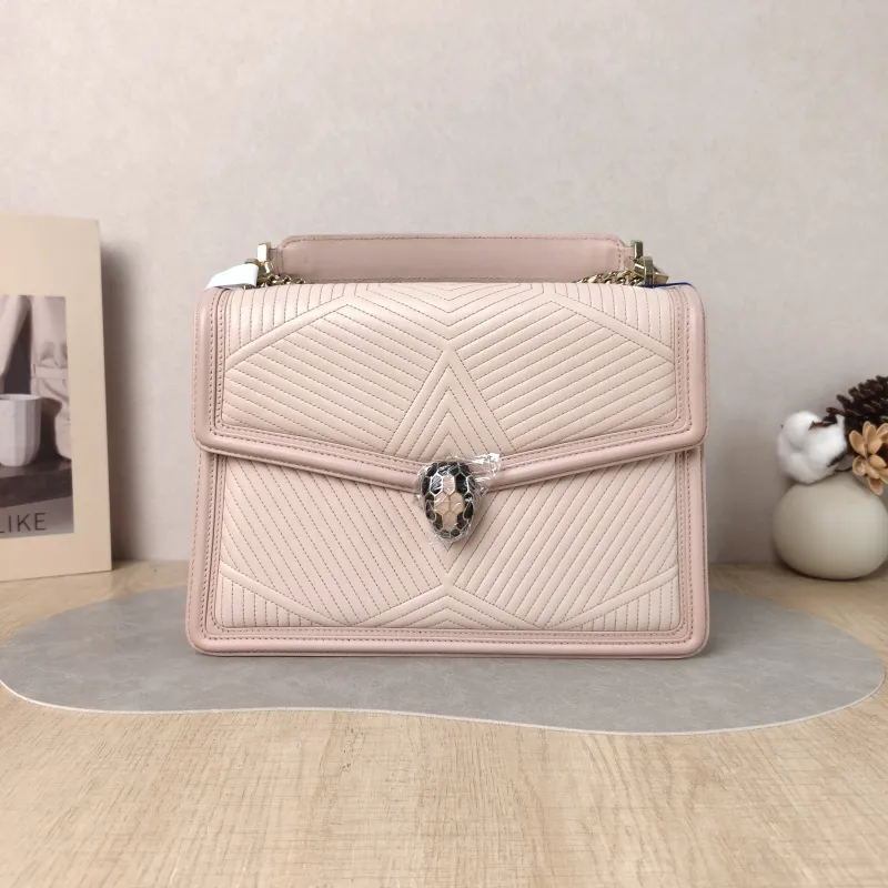 Bvlgari Crossbody Bag Serpenti Diamond Blast Lambskin 28.5 × 8.5 × 20 cm