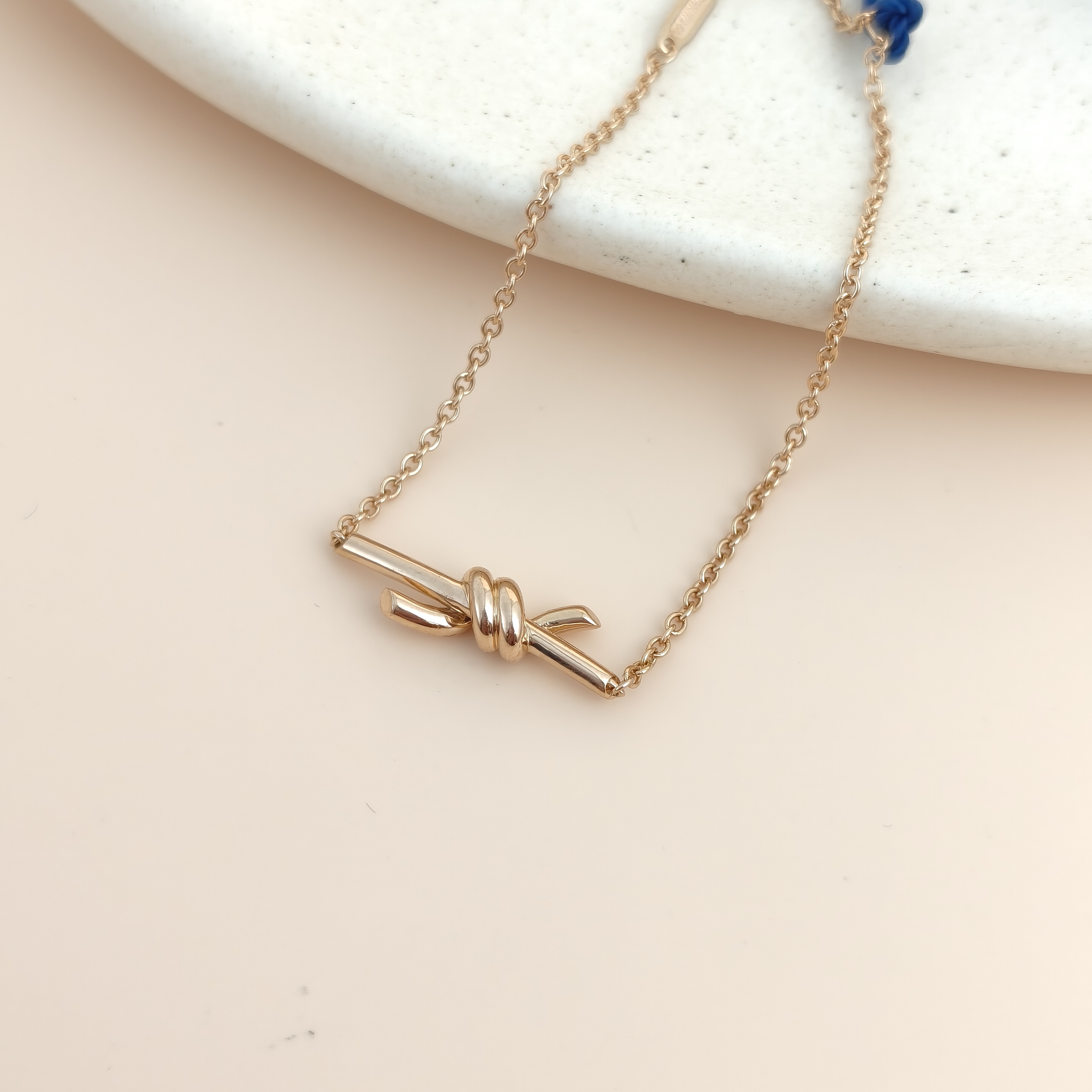 Tiffany&Co. Bracelet Knot Collection Bracelet Rose Gold 18KR ose Gold One Size16cm — cover view 4 of 8