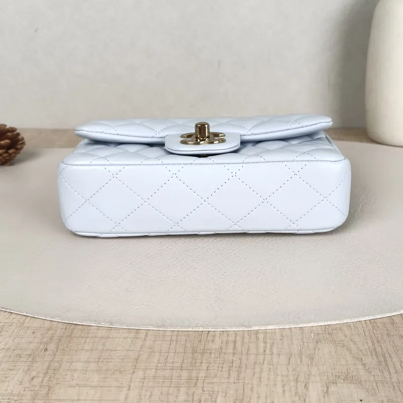 Chanel Crossbody Bag Classic Flap Large Mini CF Mini Collection Crossbody Bag Lambskinmini18 × 5 × 12 cm — cover view 3 of 6