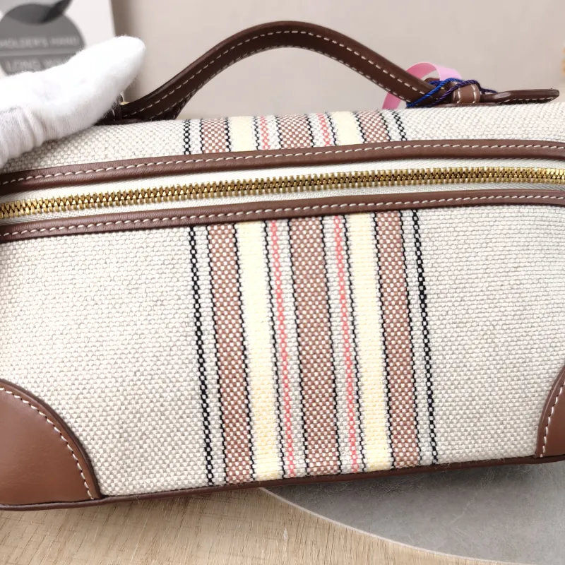 Loro Piana Crossbody Bag Extra Pocket L19 Colorblock Canvas One Size 19 × 7 × 11.5 cm — detail view 9 of 13