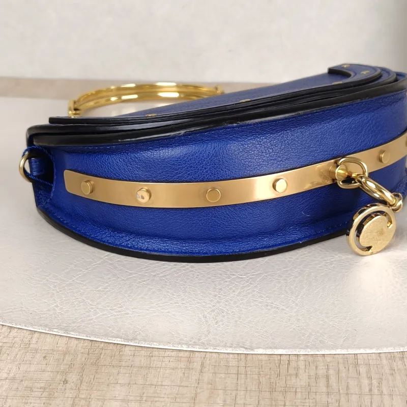 Chloé Crossbody Bagnile Top Handle Crossbody Bag Blue Calfskin One Size19.5 × 6 × 12 cm — detail view 4 of 13