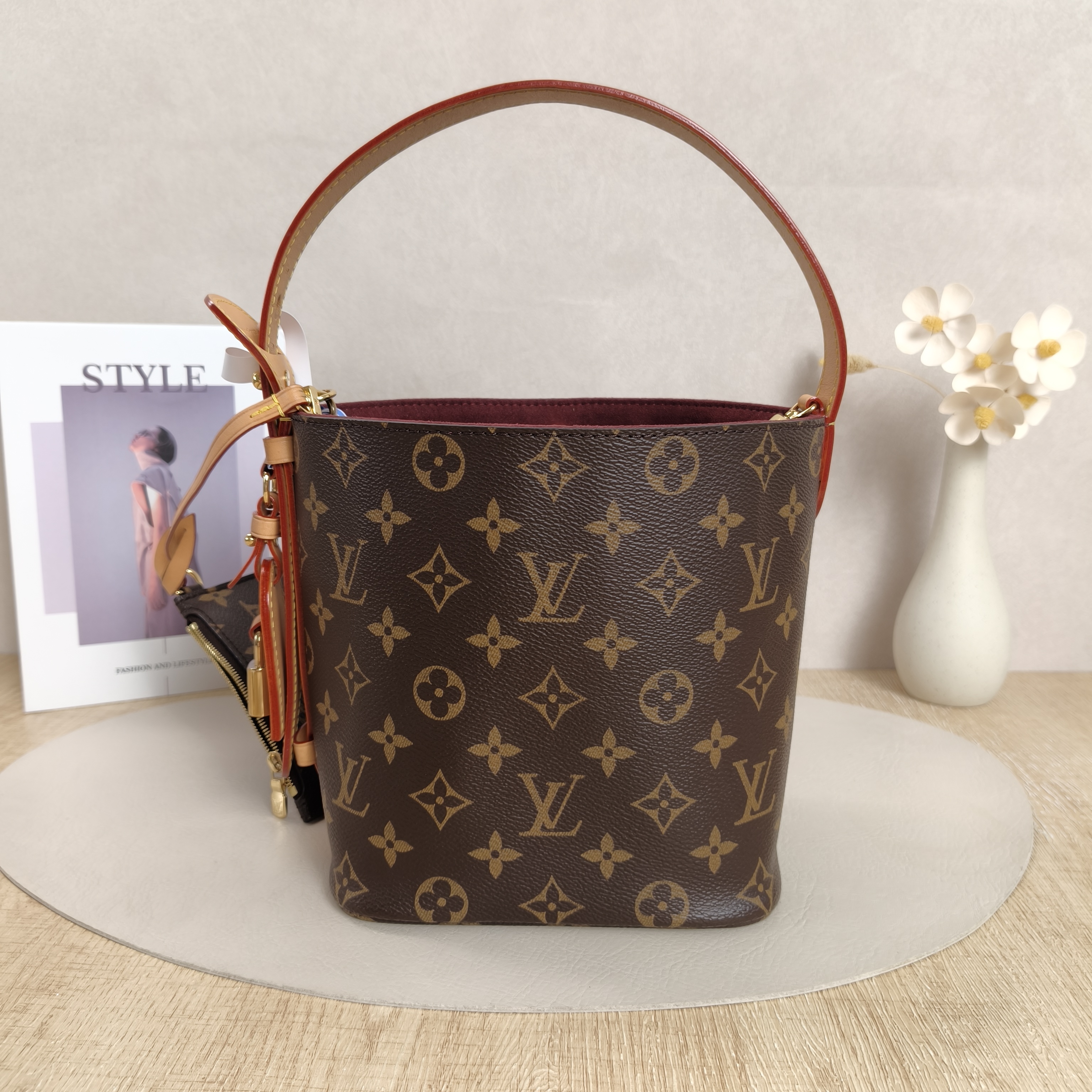Louis Vuitton Top Handle Bag ALL IN BB Monogram PVCBB18 × 12 × 16 cm