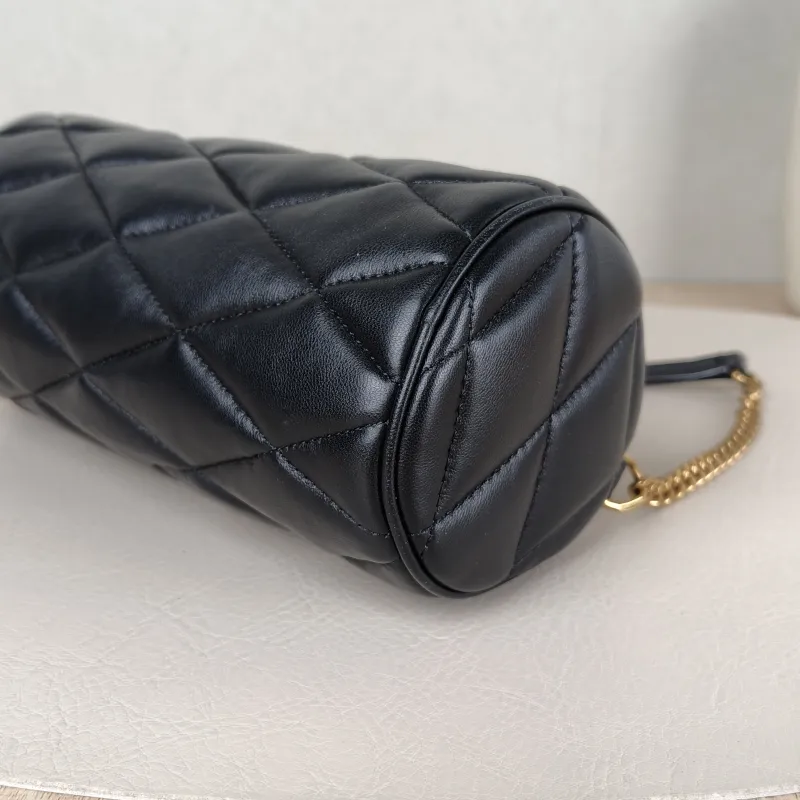 SAINT LAURENT Shoulder Bag Sade Black SL ambskinmini20 × 10 × 10 cm — detail view 7 of 11