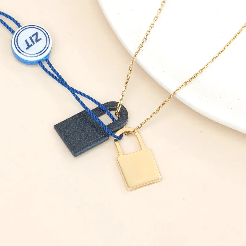 Hermès Necklace O'Kelly Necklace Gold Black One Size48cm — cover view 9 of 10