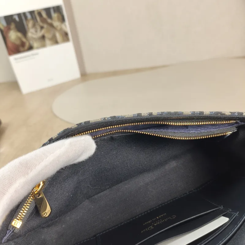 DIOR Crossbody Bag 30 Montaigne woc Blue Canvas One Size 21.5 × 3 × 12 cm — detail view 1 of 11