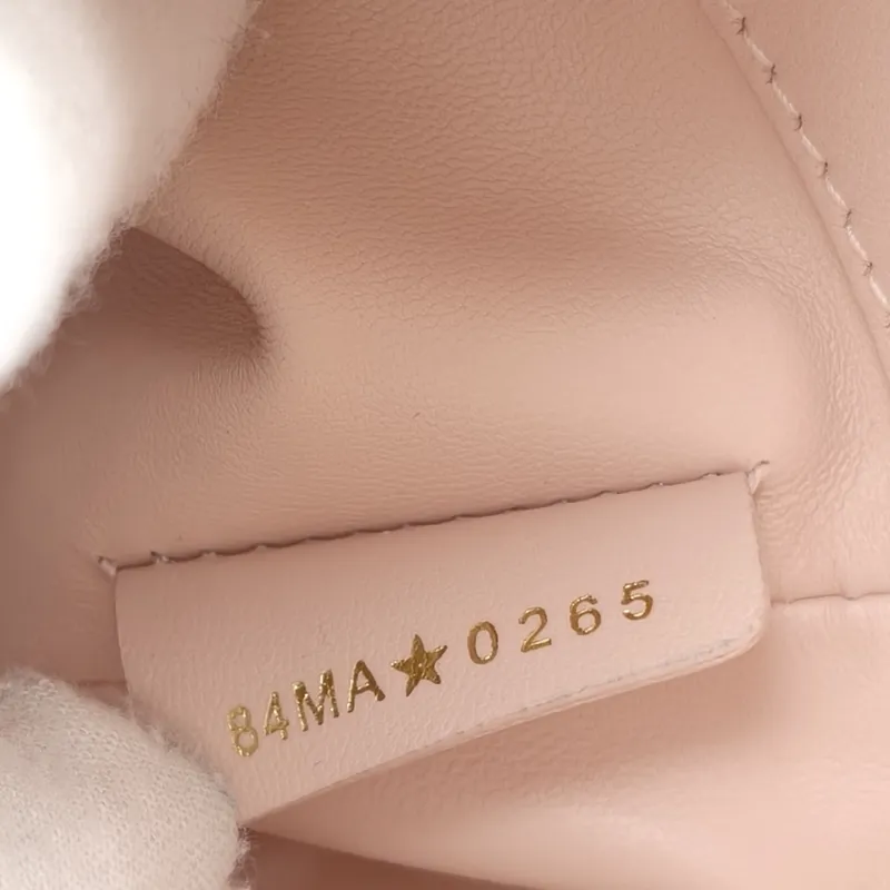 DIOR Top Handle Bag TOUJOURS Edition Pink Calfskin Mini 13 × 12 × 15 cm — detail view 11 of 13