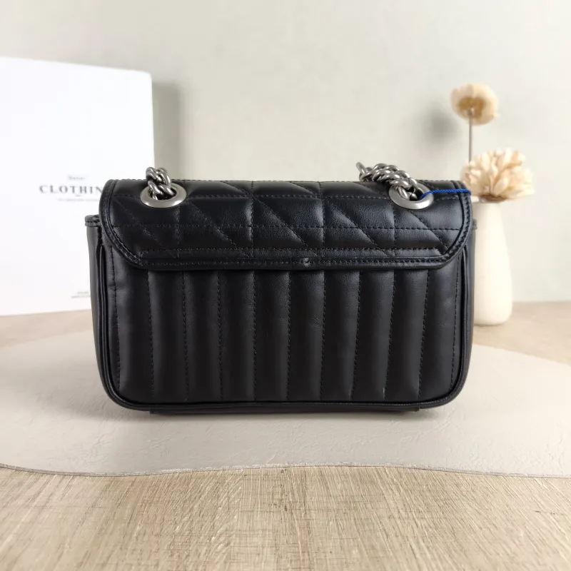 GUCCI Crossbody Bag GG Marmont Small Marmont 22 Calfskin Small 22 × 6 × 13 cm — cover view 2 of 5