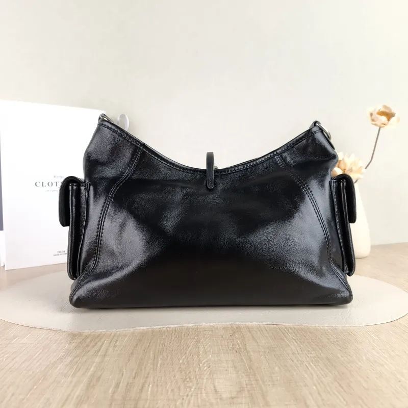 Louis Vuitton Crossbody Bag Carryall Cargo Vibe Black SL ambskin Small 33.5 × 15 × 23 cm — cover view 3 of 5