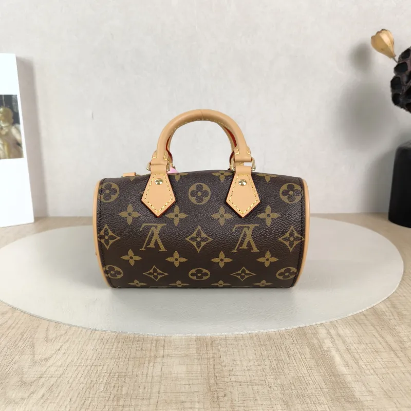 Louis Vuitton Crossbody Bag Nano Speedy Dating Monogram PV Cnano18 × 11.5 × 10.5 cm