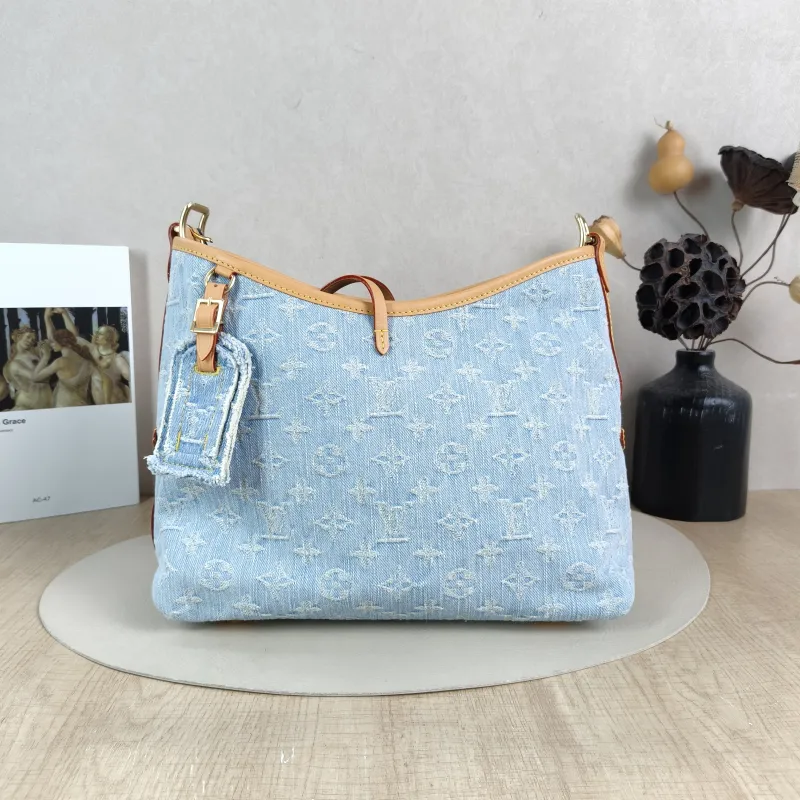 Louis Vuitton Crossbody Bag Carryall Blue Small 29 × 12 × 24 cm