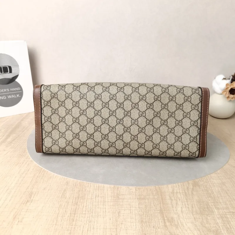 GUCCI Shoulder Bag Padlock Tote Monogram PVC Large35 × 14 × 23.5 cm — cover view 4 of 5