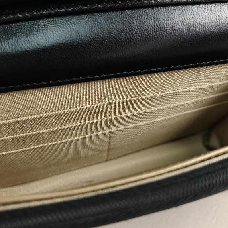 Chanel Crossbody Bag Classic Flap WOC CF WOCWOC Bag Edition Black Lambskinmini19.2 × 3.5 × 12.3 cm — detail view 8 of 17