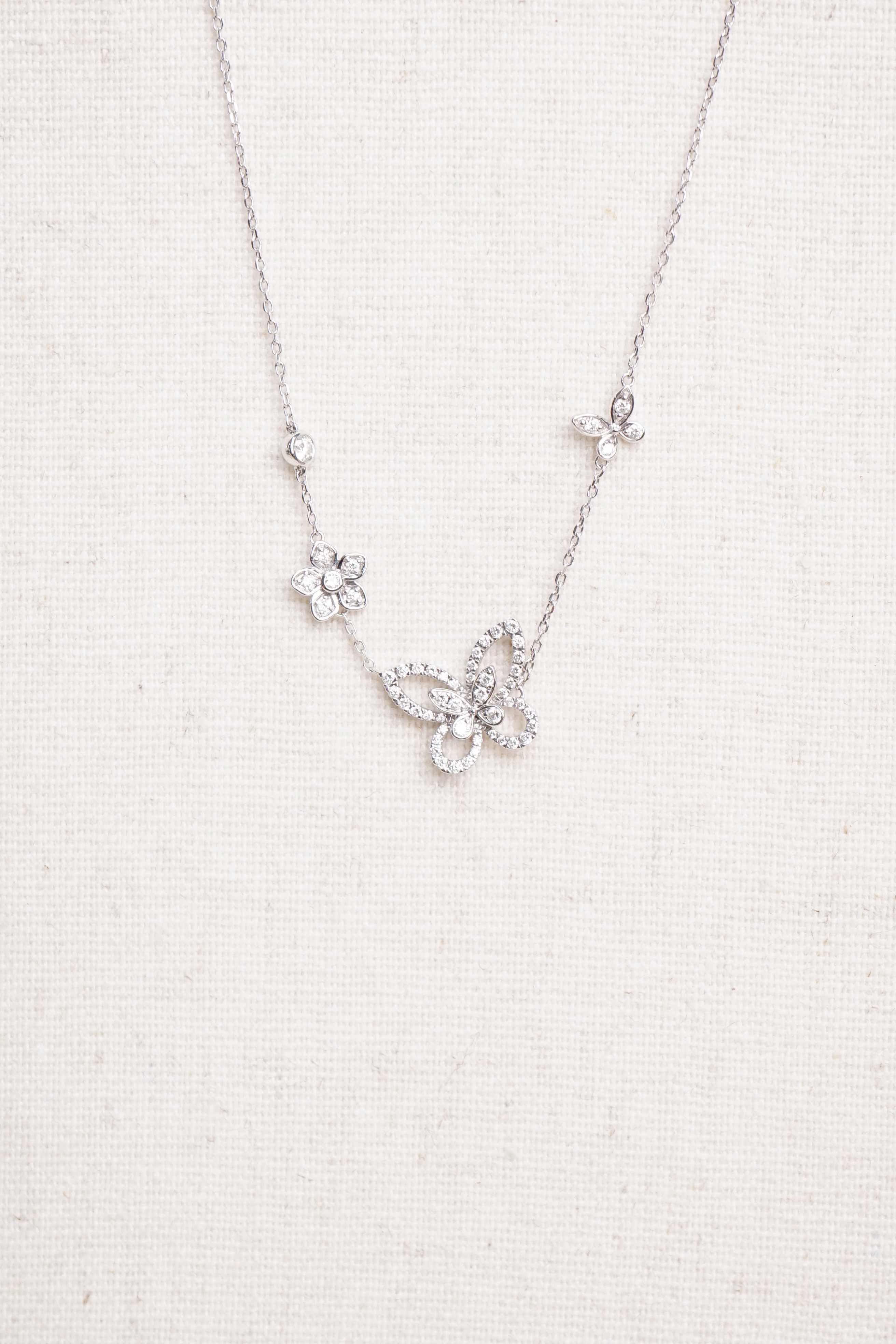 GRAFF Diamond Necklace18k White Gold · Dust Bag · Box · Authenticity Card · 36㎝