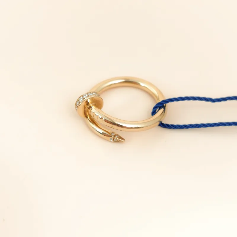 CARTIER Ring Juste un Clou Ring Yellow Gold 18KY ellow Gold Diamond Edition 2.6 56 — cover view 2 of 7
