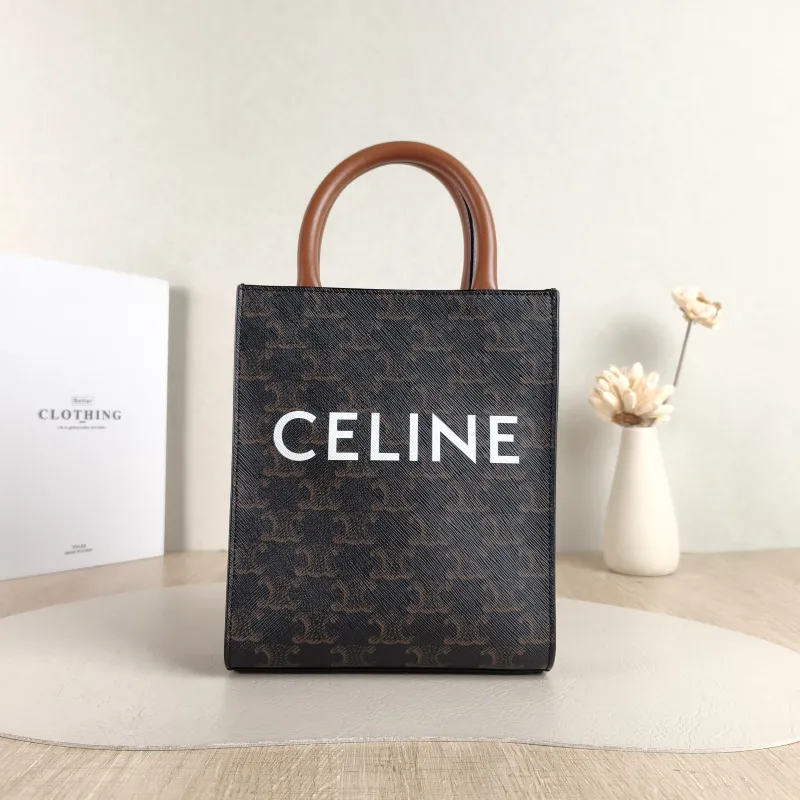 CELINE Crossbody Bag CABAS Mini Monogram PVC Mini 17 × 4 × 20.5 cm