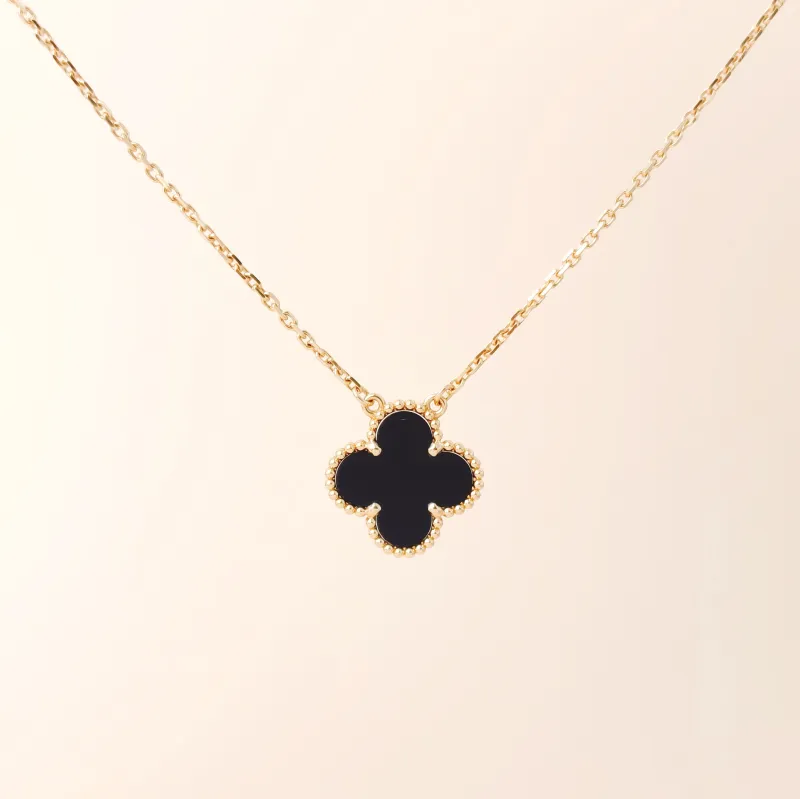 Van Cleef & Arpels Necklace Alhambra Alhambra Collection Necklace 18KY ellow Gold Vintage Small42cm