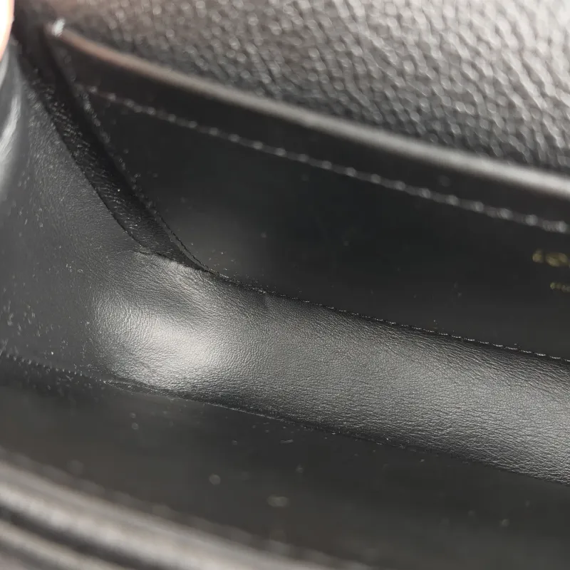 Louis Vuitton Crossbody Bag Marceau Chain Bag Black Monogram Empreinte Embossed Calfskin 24.5 × 6.5 × 15 cm — detail view 9 of 11