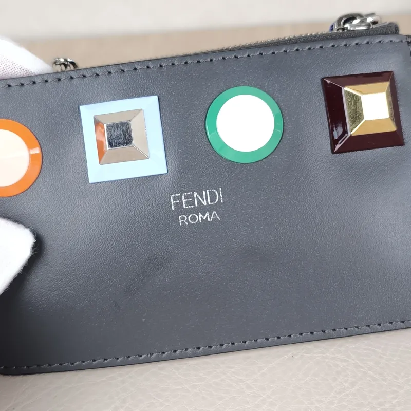 FENDI Wallet Wallet Wallet Dark Grey Calfskin One Size 13.5*7.5 — detail view 4 of 9