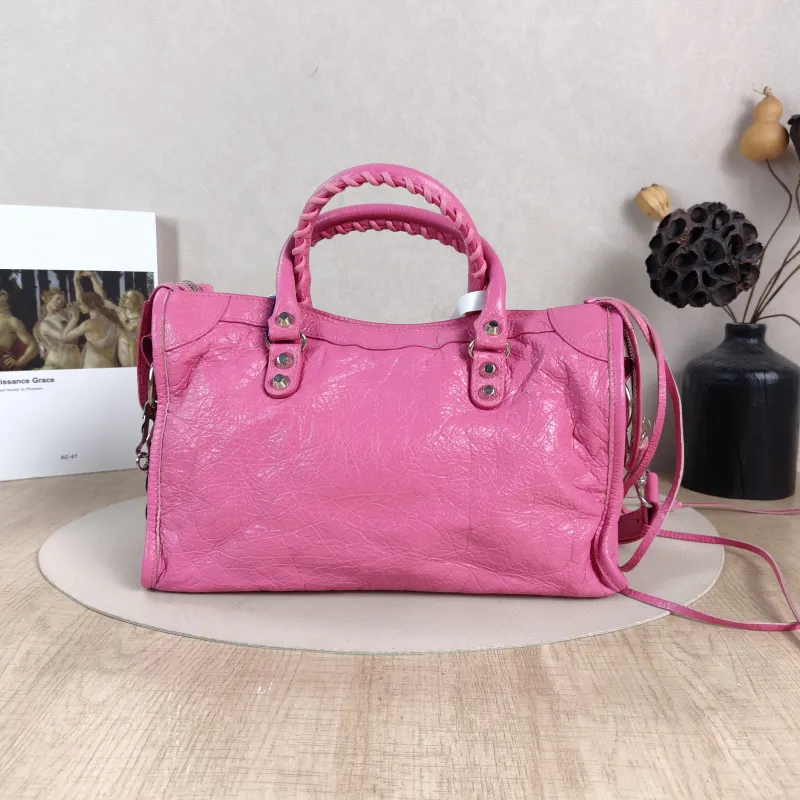 BALENCIAGA Crossbody Bag Classic City Red Waxed Leather Small30 × 10 × 21 cm — cover view 3 of 5