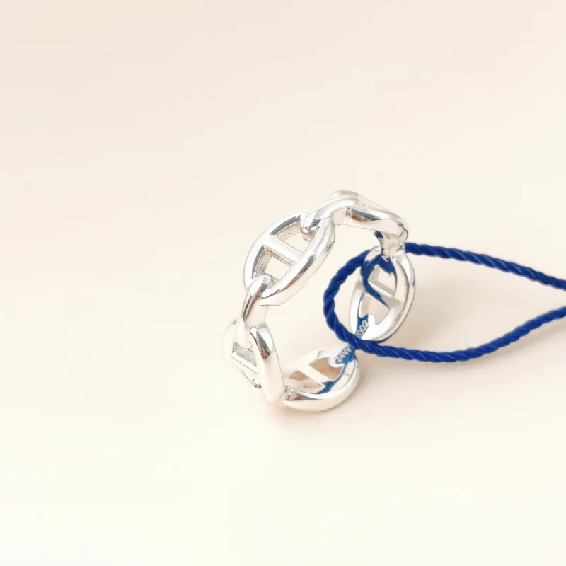 Hermès Ring Chaine d'Ancre Enchainee Ring Silver925 One Size57 — cover view 5 of 8
