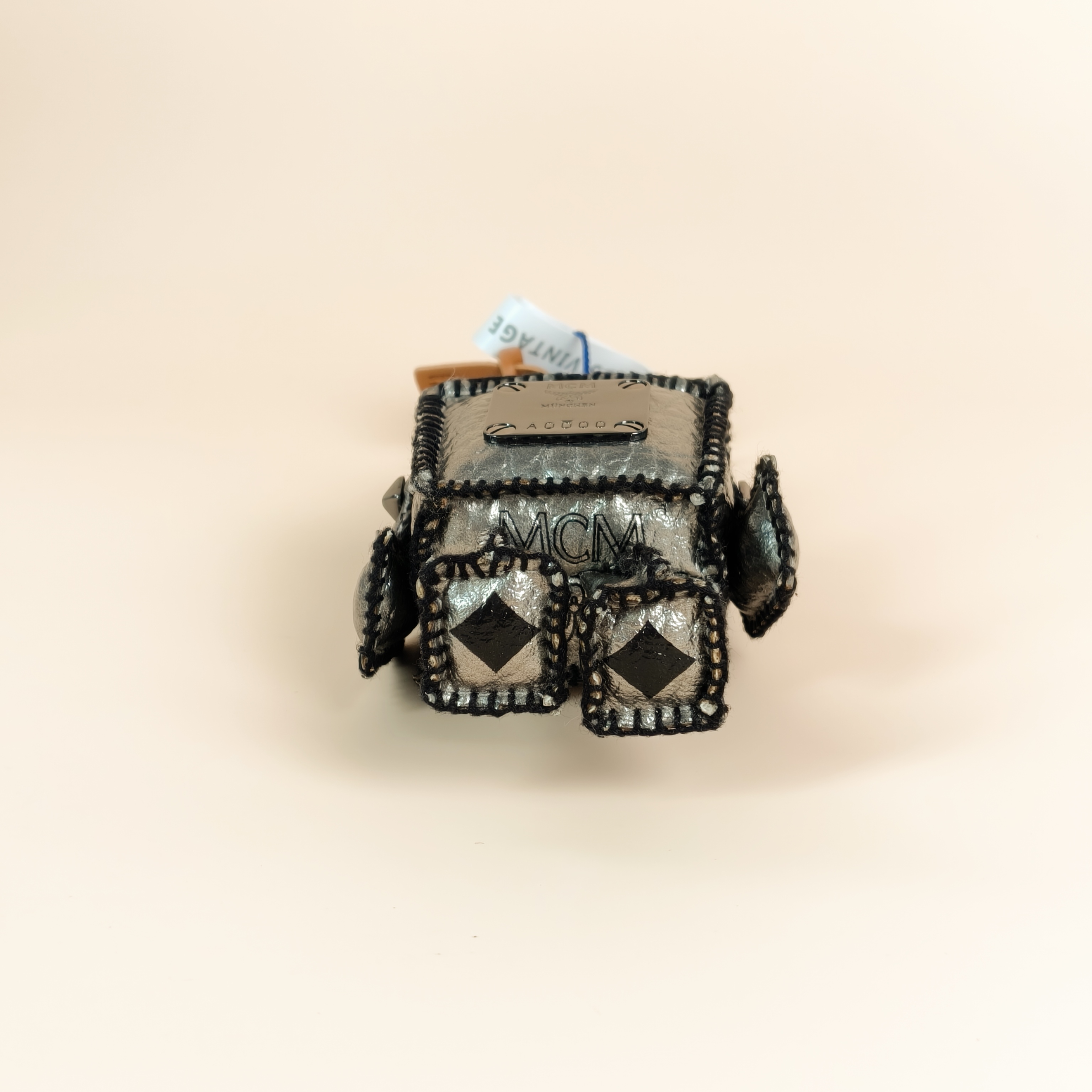MCM Charm Charm Grey PVC One Size — cover view 7 of 8