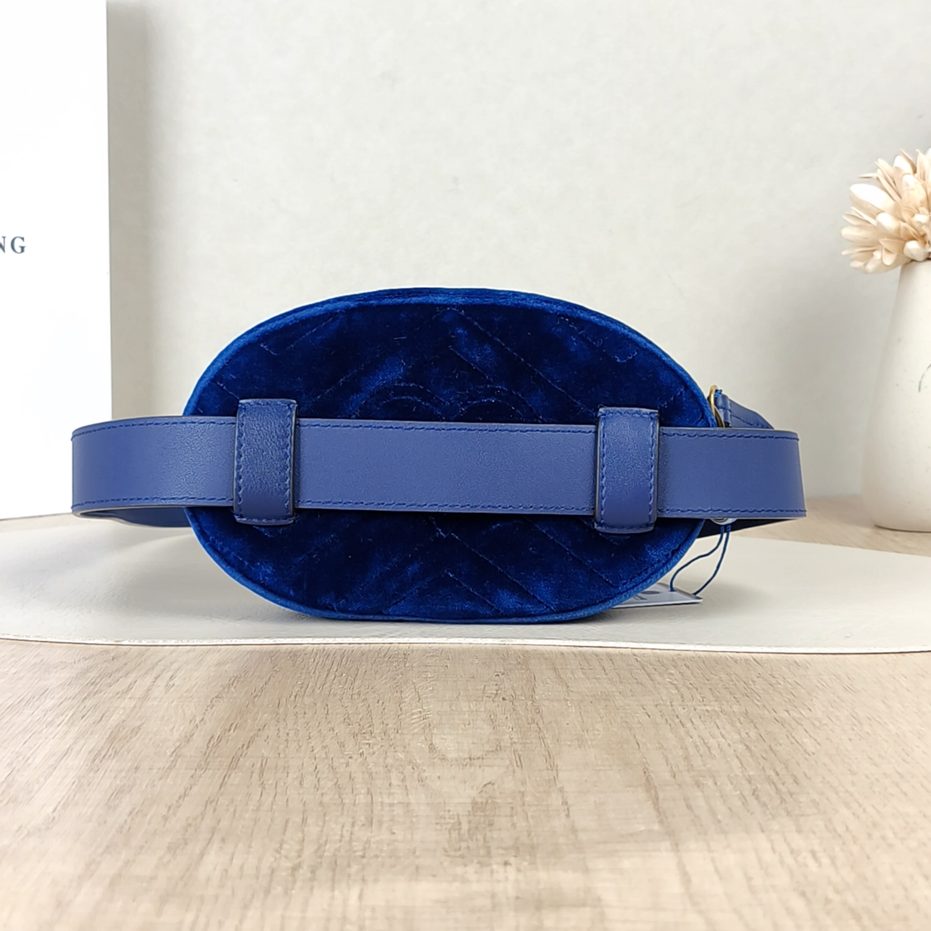 GUCCI Belt Bag GG Marmont Marmont Belt Bag Blue One Size18 × 5 × 11 cm — cover view 4 of 5