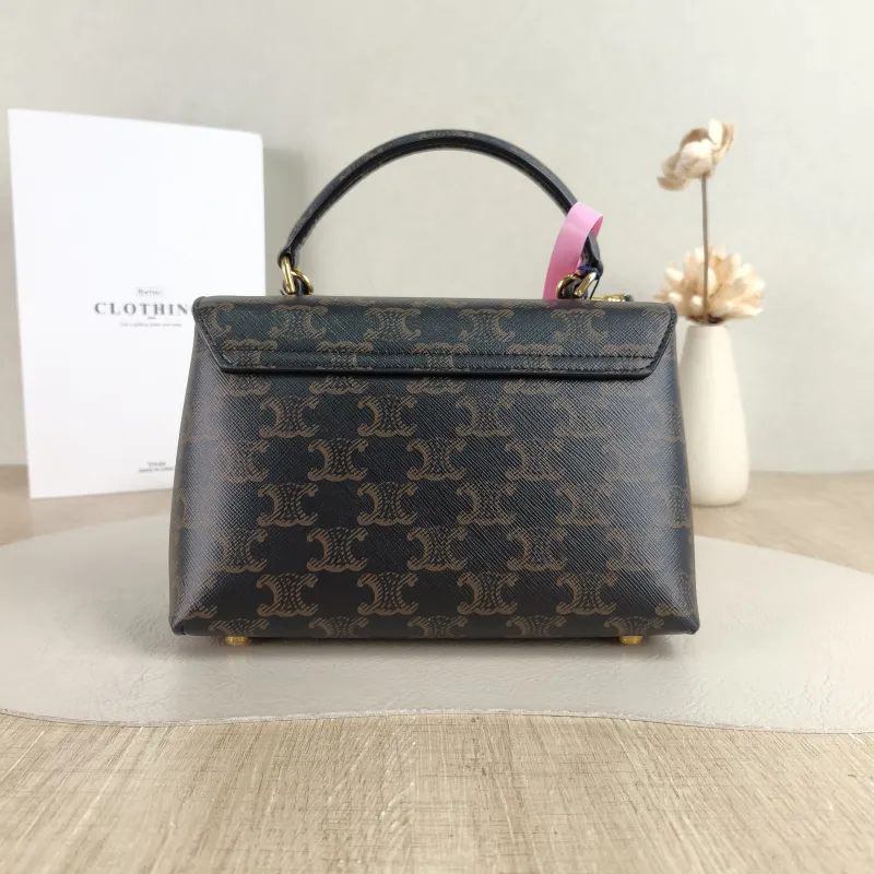 CELINE Top Handle Bag TEEN NINO Top Handle Bag Monogram PVC Small 20 × 8 × 13 cm — cover view 4 of 5