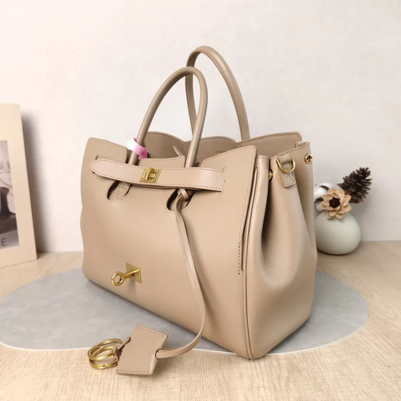 BALENCIAGA Top Handle Bag Bel air Calfskin Small 30 × 12 × 20.5 cm — cover view 2 of 5