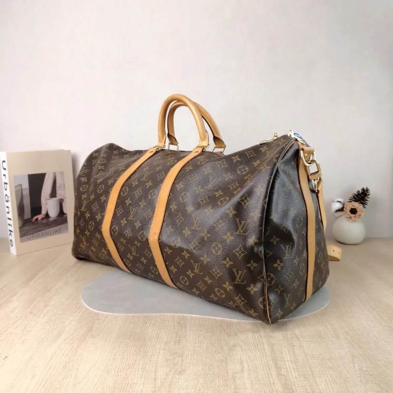 Louis Vuitton Crossbody Bag Keepall 55 Shoulder Strap Edition Monogram PVC One Size 55 × 26 × 31 cm — cover view 5 of 5