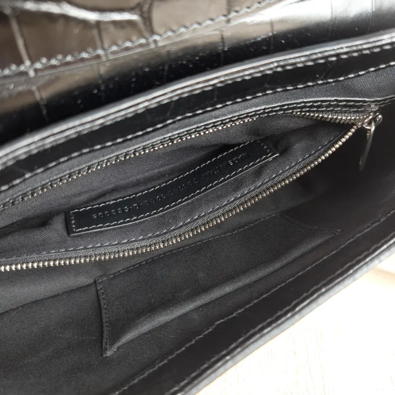 BALENCIAGA Shoulder Bag Lindsay Black Calfskin Small 29 × 5 × 13 cm — detail view 3 of 11