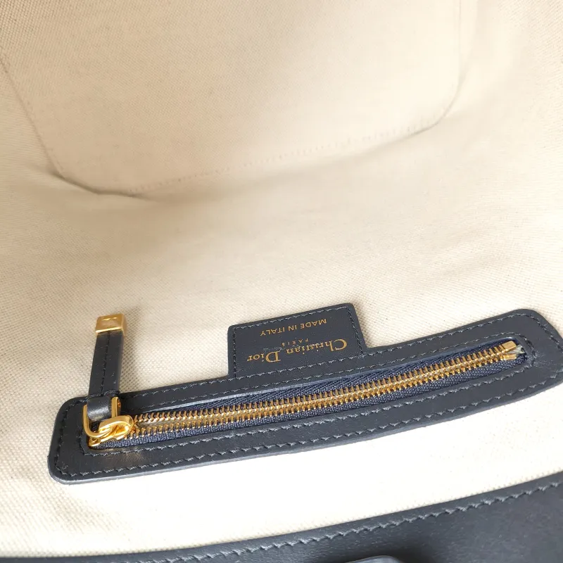 DIOR Shoulder Bag star Bucket Bucket Bag Blue Canvas Small24 × 15 × 24 cm — detail view 2 of 12