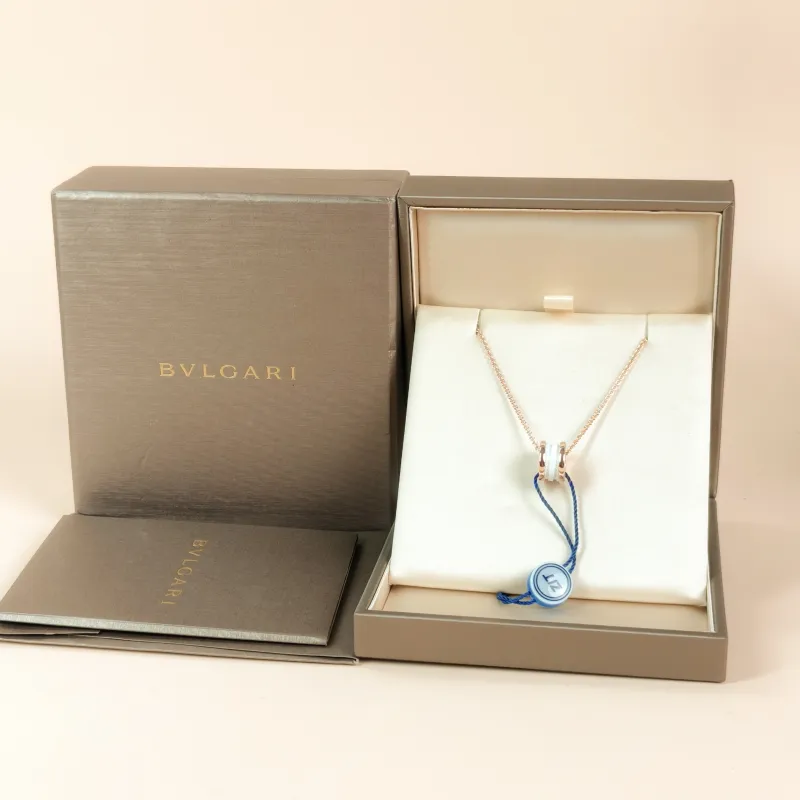 Bvlgari Necklace B.ZERO1Collection White Rose Gold 18KR ose Gold One Size 45cm — cover view 7 of 9