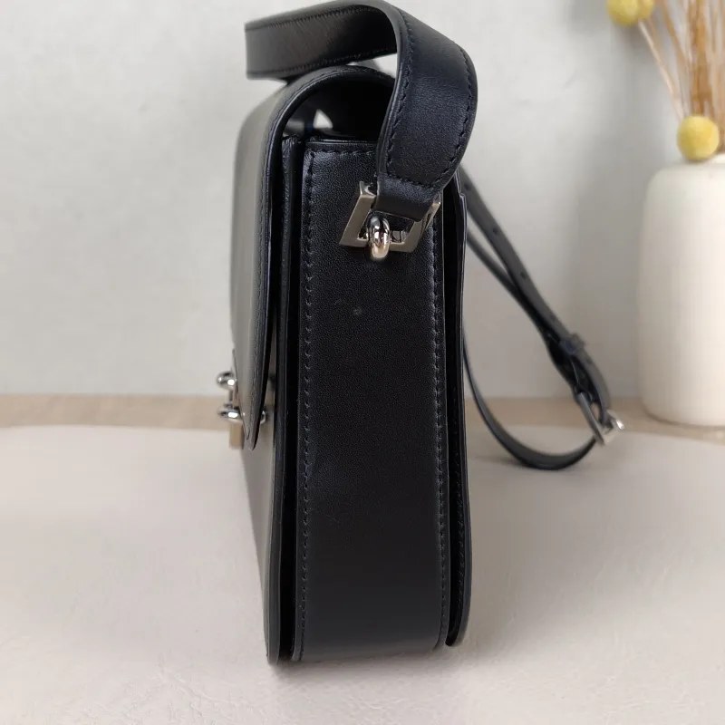 SAINT LAURENT Crossbody Bag LE Pave Shoulder Bag Black Calfskin One Size 24 × 7 × 17 cm — detail view 2 of 11