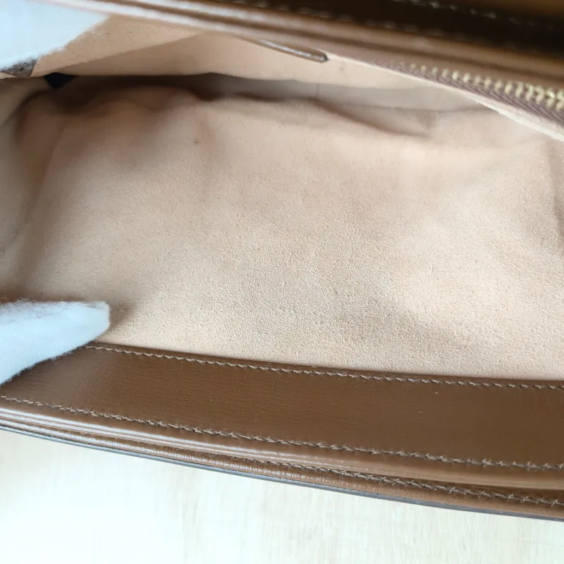 GUCCI Shoulder Bag Horsebit 1955 Horsebit Medium Monogram PVC Medium25 × 8 × 18 cm — detail view 1 of 14