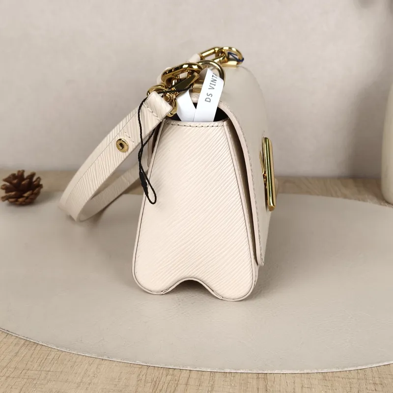 Louis Vuitton Crossbody Bag Twist White Epi Embossed Calfskin Small19 × 9 × 15 cm — cover view 5 of 8